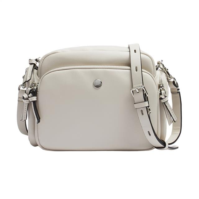 بارفوا شنطة كروس جلد سادة نسائي بيج فاتح