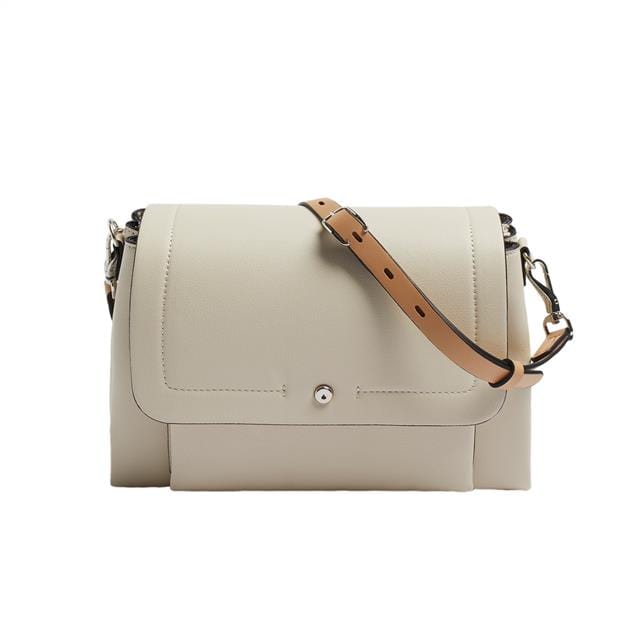 بارفوا حقيبة كروس بودي جلد للنساء بيج فاتح