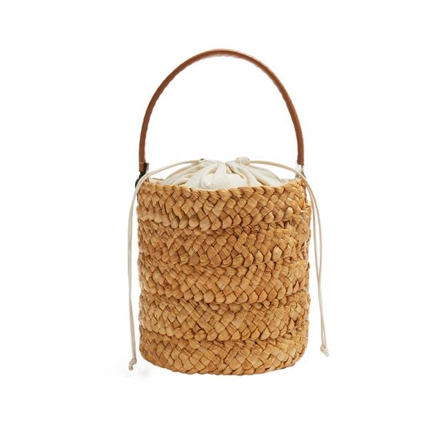 بارفوا حقيبة يد يدوية كبيرة نسائي أصفر شاحب