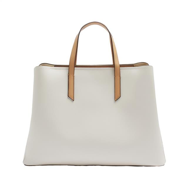 بارفوا شنطة كتف حريمي سادة جلد بيج