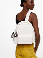 بارفوا حقيبة ظهر نايلون صغيرة بجيب خارجي