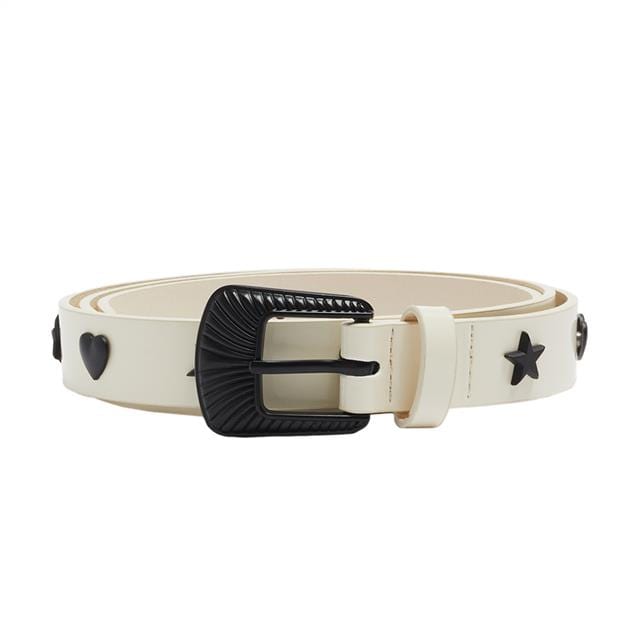 بارفوا حزام جلد حريمي بتوكة عريضة