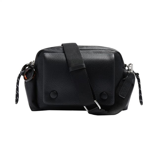 بارفوا حقيبة كروس جلد بجيب خارجي