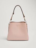 بارفوا حقيبة جلد كبيرة سادة بحزام جلدي