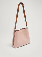 بارفوا حقيبة جلد كبيرة سادة بحزام جلدي