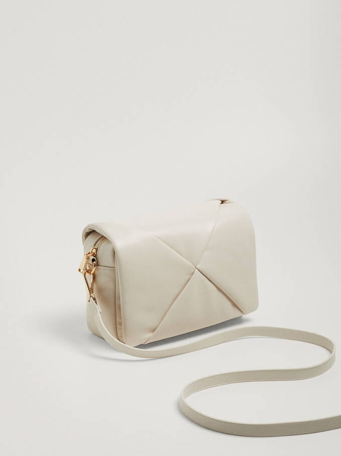 بارفوا شنطة كروس سادة مزينة بأشكال هندسية