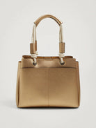 بارفوا شنطة كتف جلد نسائية سادة بحامل يد علي شكل رباط