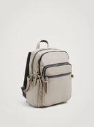 بارفوا شنطة ظهر نايلون سادة بسحاب خارجي