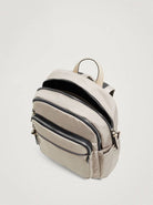 بارفوا شنطة ظهر نايلون سادة بسحاب خارجي