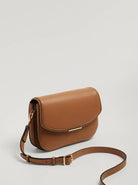 بارفوا حقيبة كروس شيك جلد ملحقة بحزام