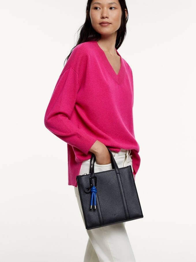 بارفوا شنطة توت باق نسائية ملحقة بحزام جلدي