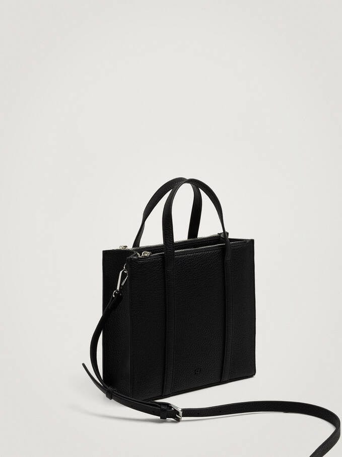 بارفوا شنطة توت باق نسائية ملحقة بحزام جلدي