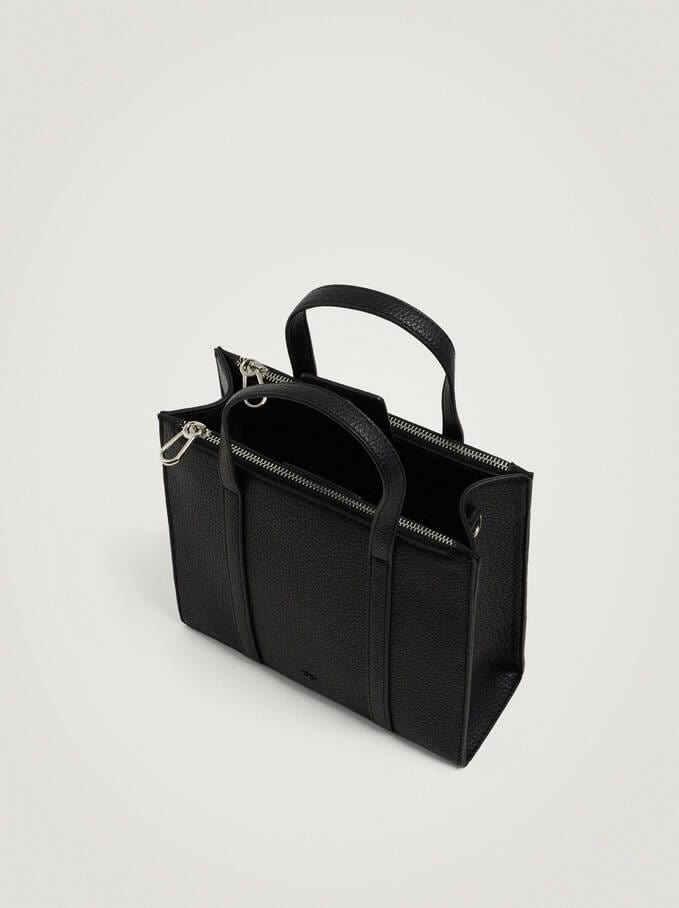 بارفوا شنطة توت باق نسائية ملحقة بحزام جلدي