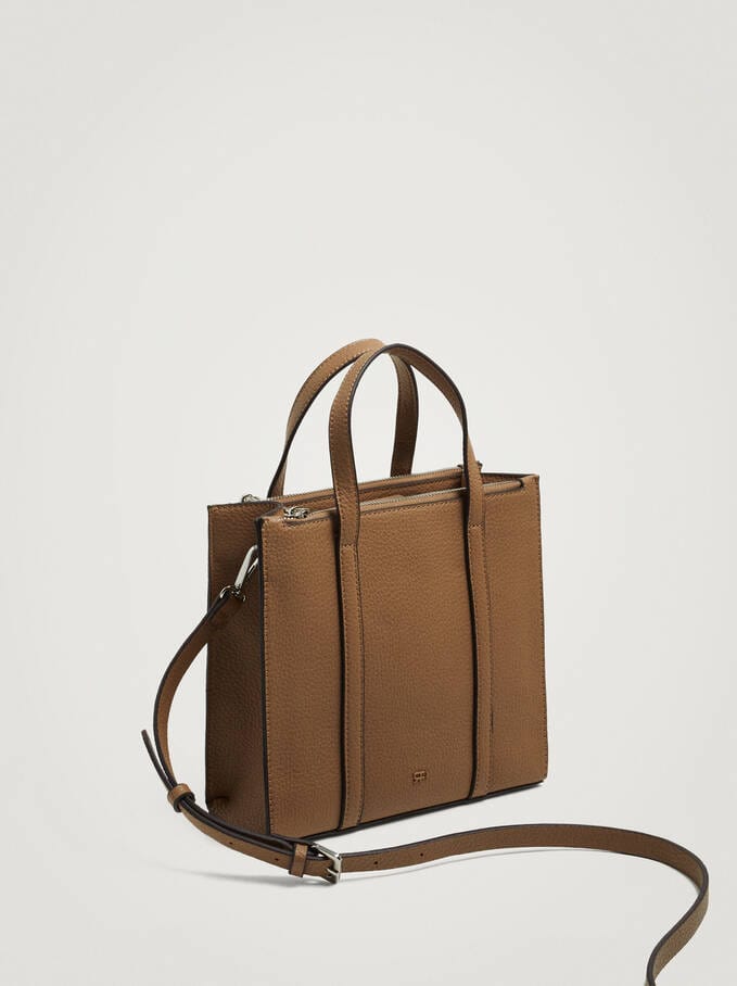 بارفوا شنطة توت باق نسائية ملحقة بحزام جلدي