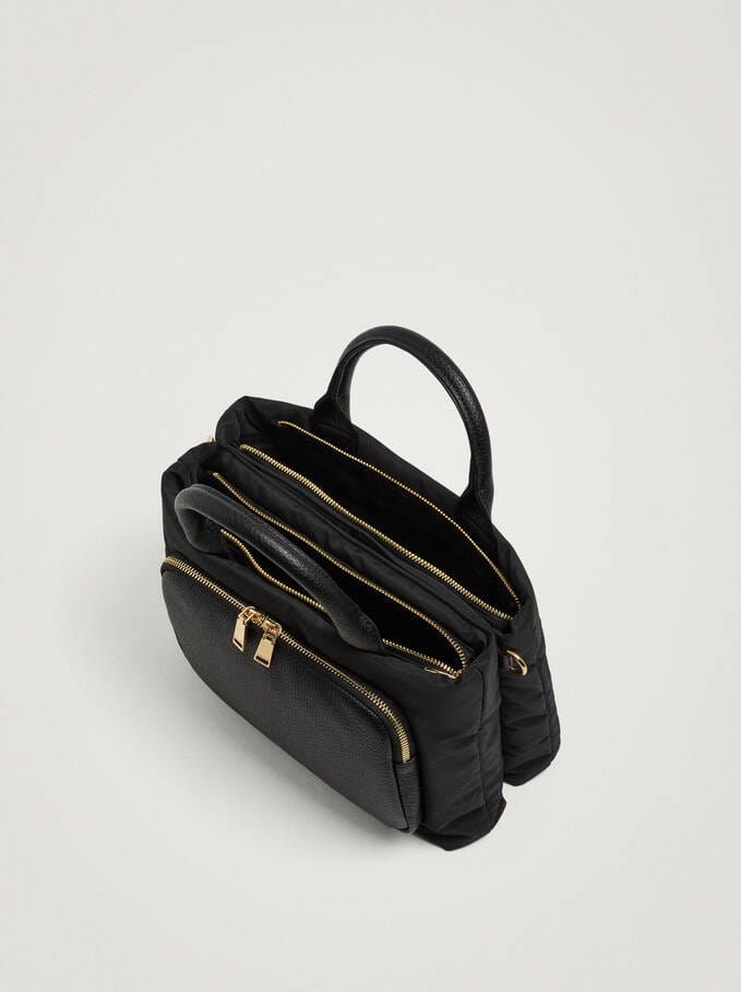 بارفوا شنطة توت باق جلد بحامل يد طويل