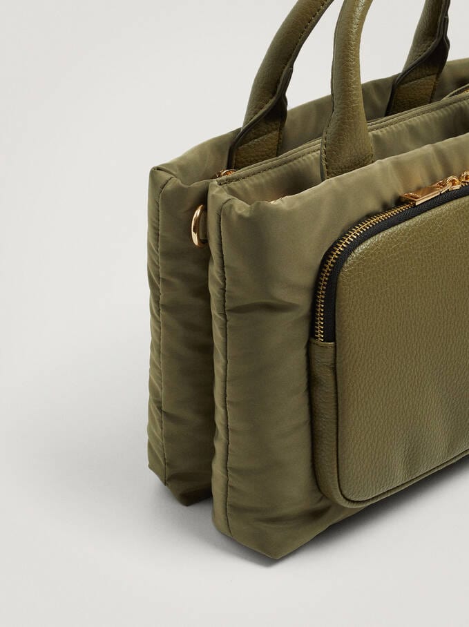 بارفوا شنطة توت باق جلد بحامل يد طويل