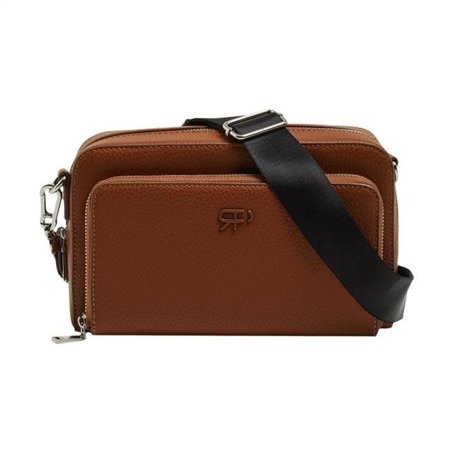 بارفوا حقيبة كروس جلد بحزام قماشي جملي