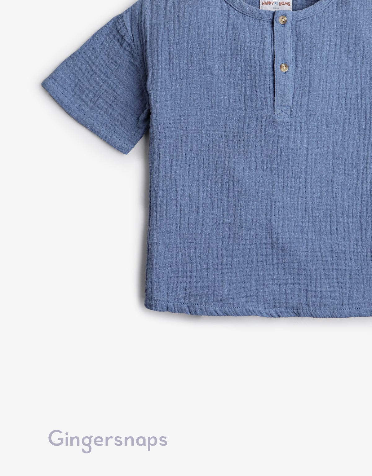 جينجرسنابس قميص أولادي عباية بكشكة أزرق