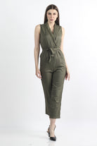 كيتشن جمبسوت سادة مخصر برباط كت نسائي