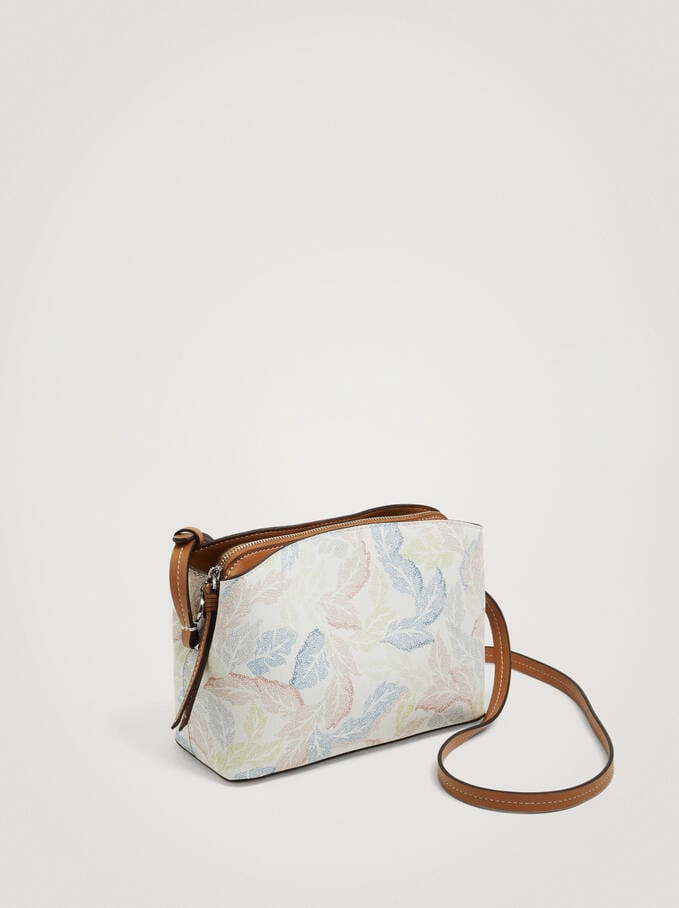 بارفوا حقيبة كروس جلد مشجرة بكباس أزرق