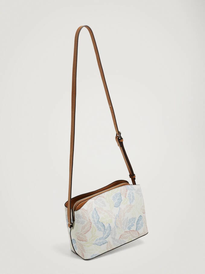 بارفوا حقيبة كروس جلد مشجرة بكباس أزرق