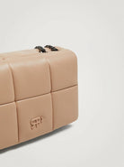 بارفوا حقيبة كتف جلد مربعة