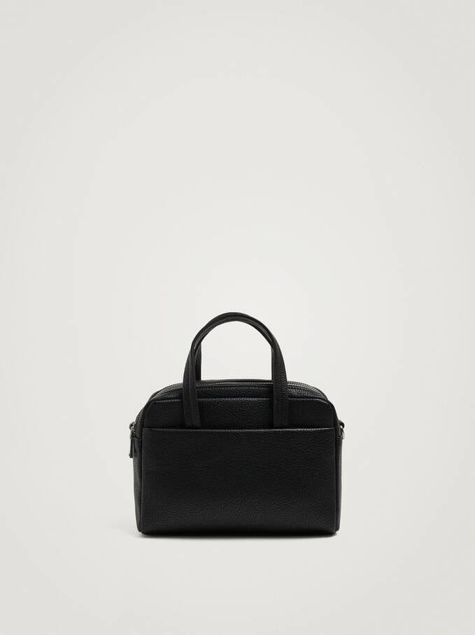 بارفوا حقيبة كروس جلد سادة بحامل يد