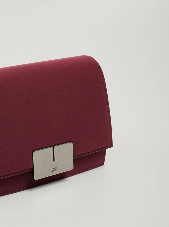 بارفوا حقيبة كروس نايلون سادة بحامل يد