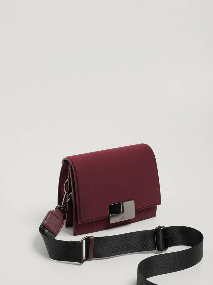 بارفوا حقيبة كروس نايلون سادة بحامل يد