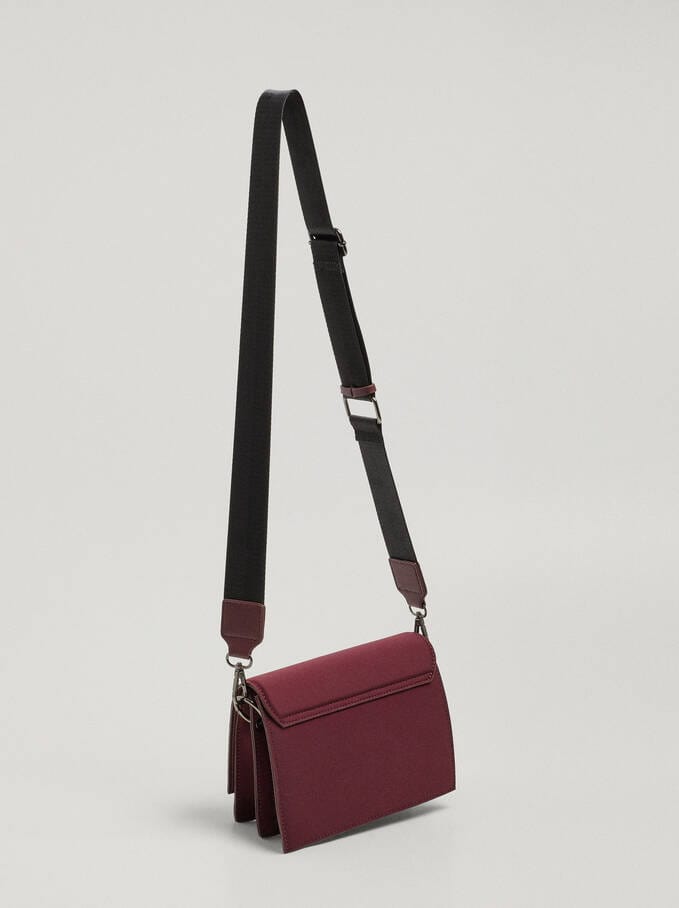 بارفوا حقيبة كروس نايلون سادة بحامل يد