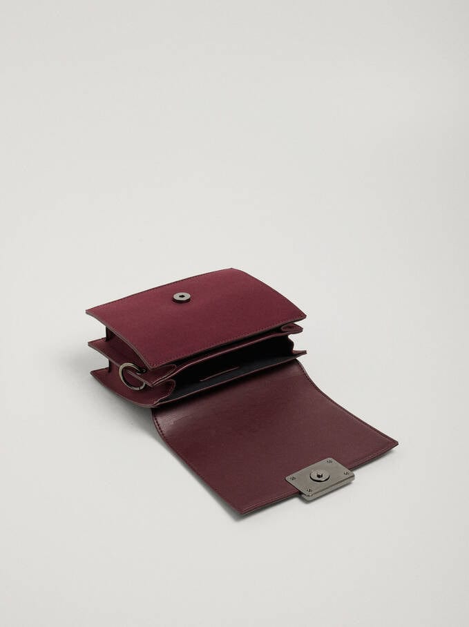 بارفوا حقيبة كروس نايلون سادة بحامل يد