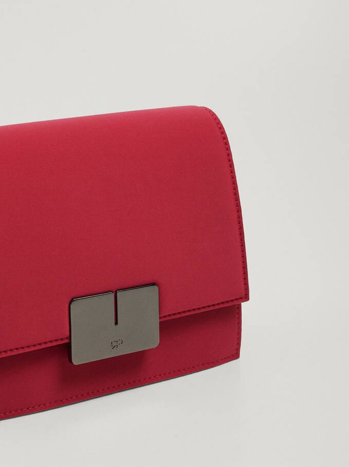 بارفوا حقيبة كروس نايلون سادة بحامل يد