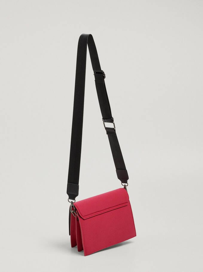 بارفوا حقيبة كروس نايلون سادة بحامل يد