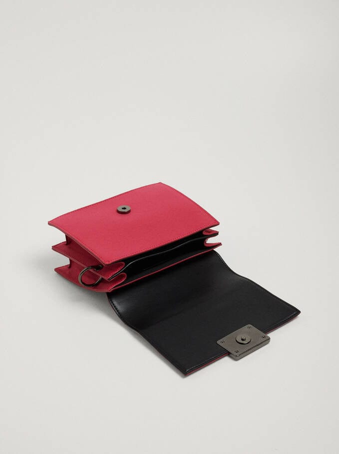 بارفوا حقيبة كروس نايلون سادة بحامل يد