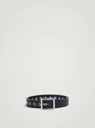 بارفوا حزام نسائي سادة بتوكة عريضة أسود