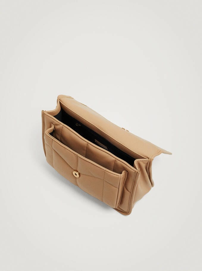 بارفوا حقيبة كتف نسائية سادة مطرزة