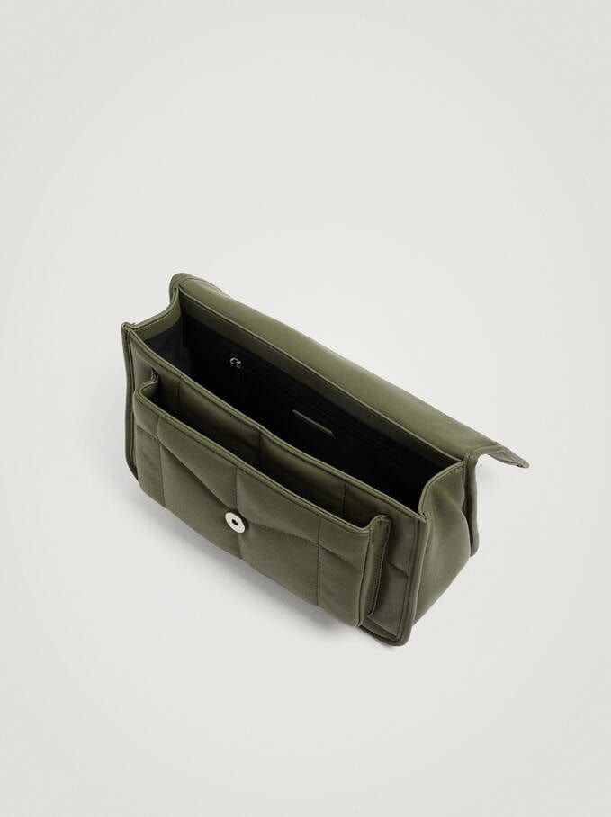 بارفوا حقيبة كتف نسائية سادة مطرزة