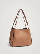 بارفوا شنطة كتف نسائية سادة جلد