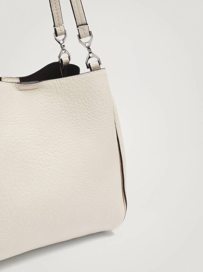 بارفوا شنطة كتف نسائية سادة جلد