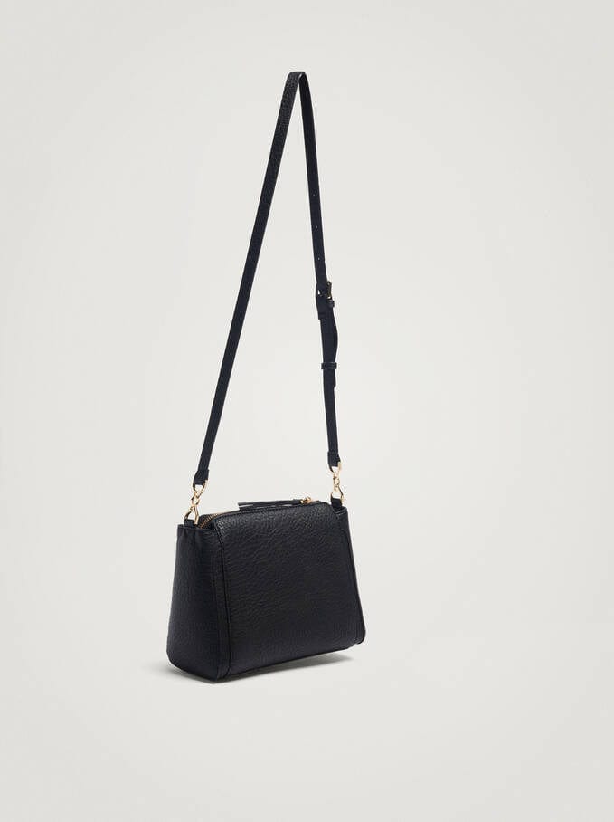 بارفوا حقيبة كروس جلد برباط جلدي طويل