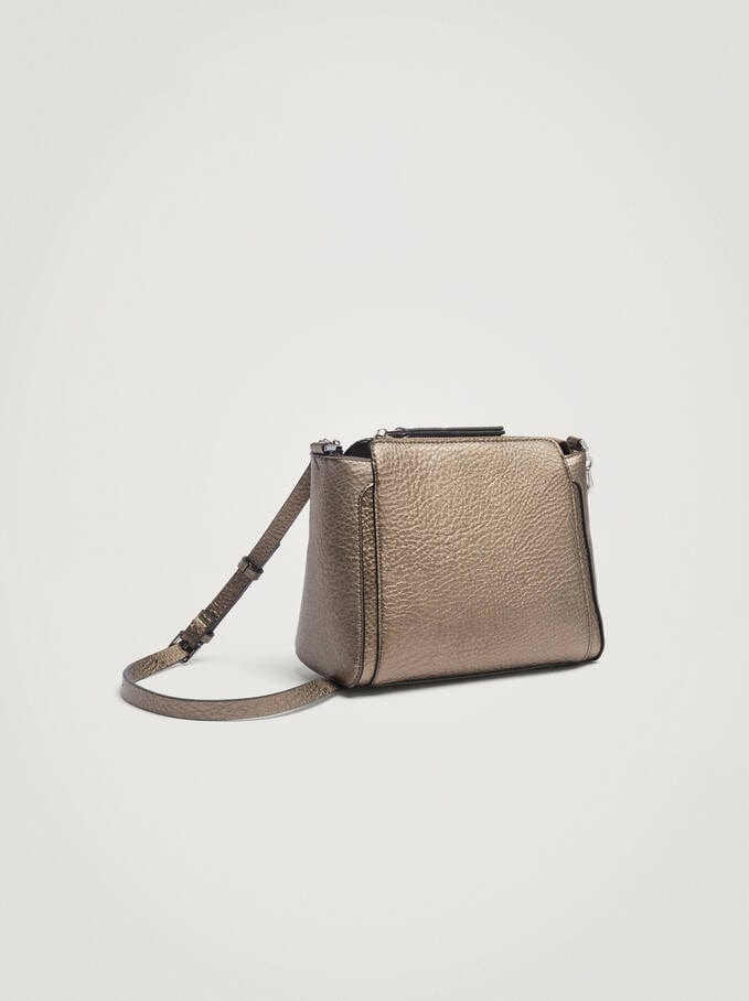 بارفوا حقيبة كروس جلد برباط جلدي طويل