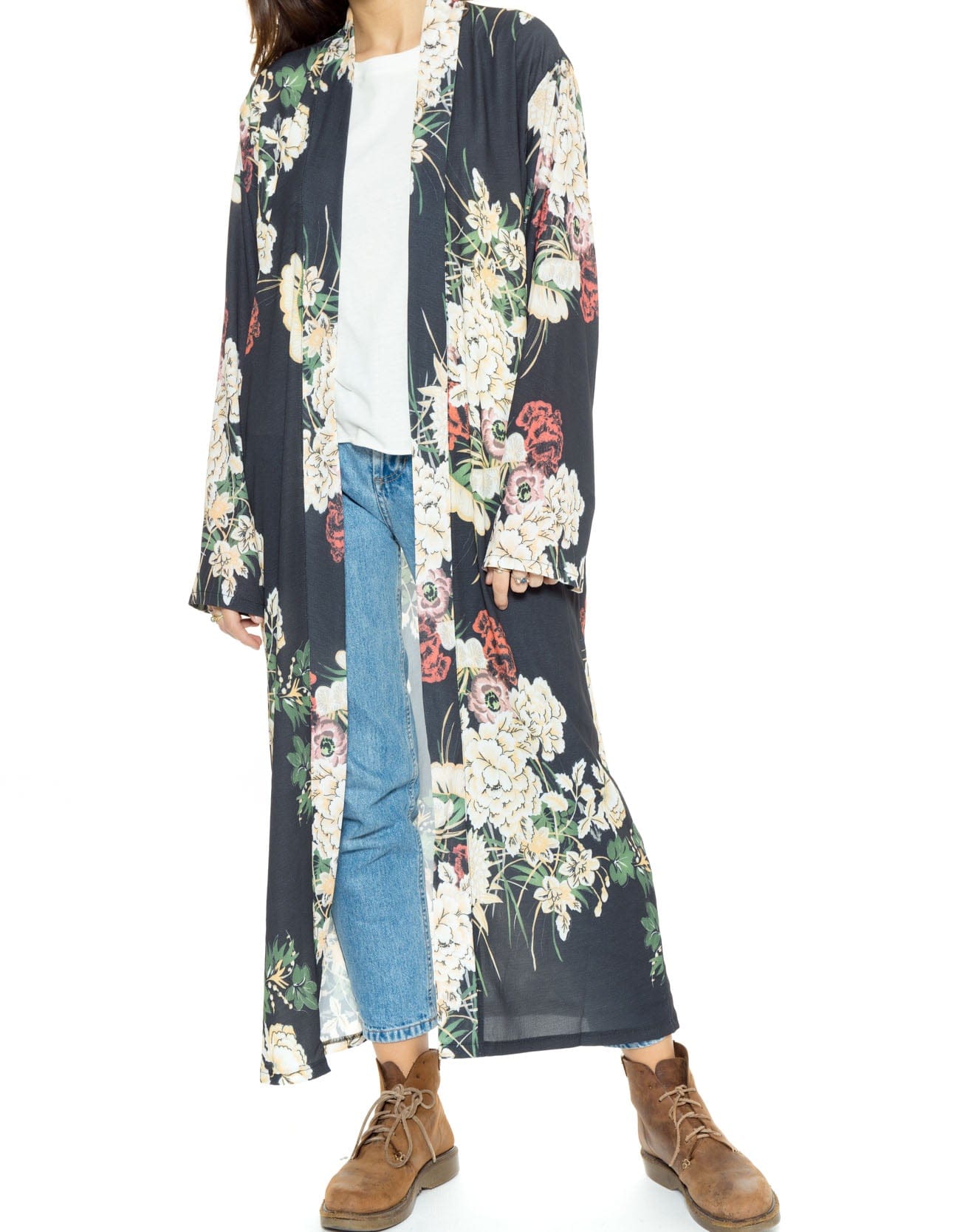 شانا كارديجان مورد طويل كم طويل نسائي أسود