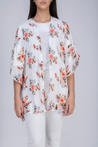 ميكا كارديجان مشجر مفتوح بأكمام طويلة