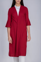 ميكا كارديجان طويل مضلع 3/4 كم