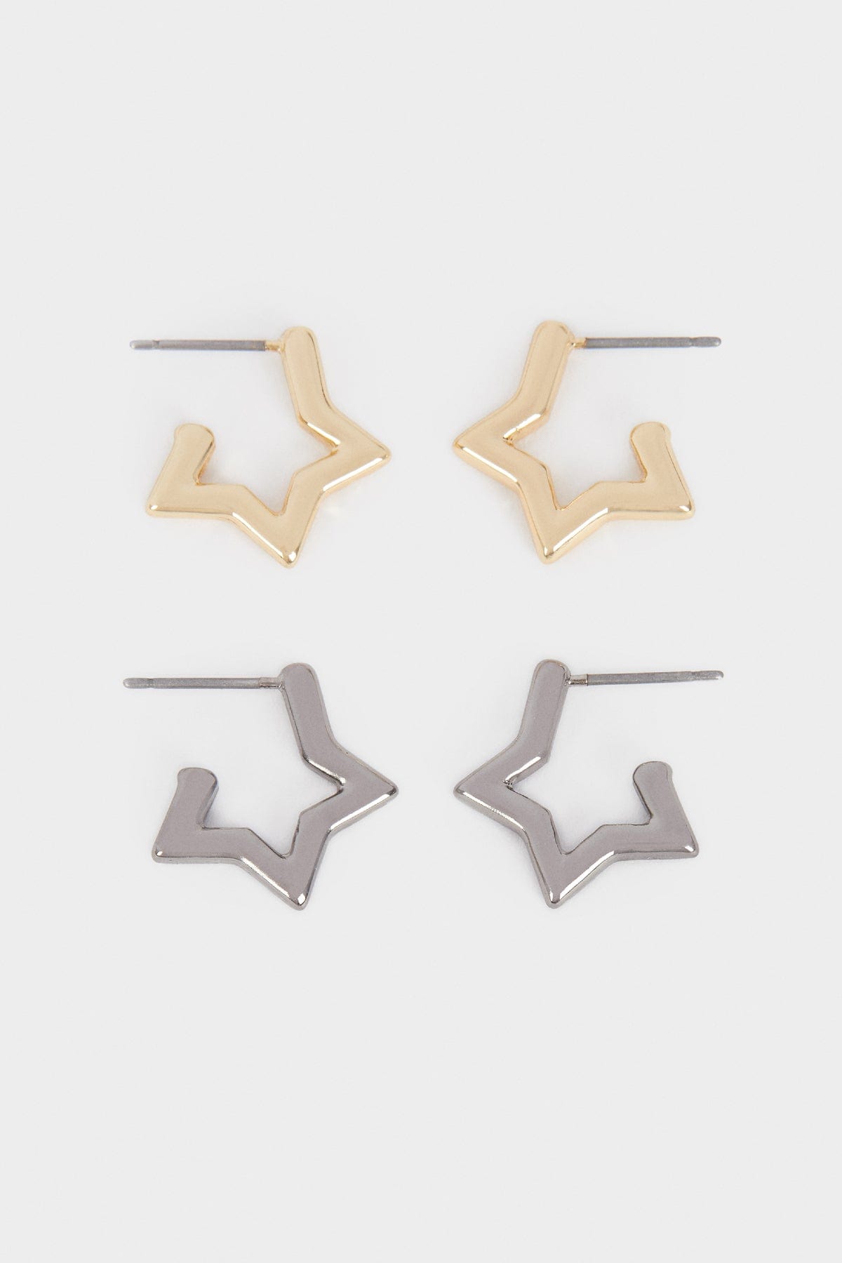 بارفوا قرط مسمار نحاسي للنساء متعدد الألوان