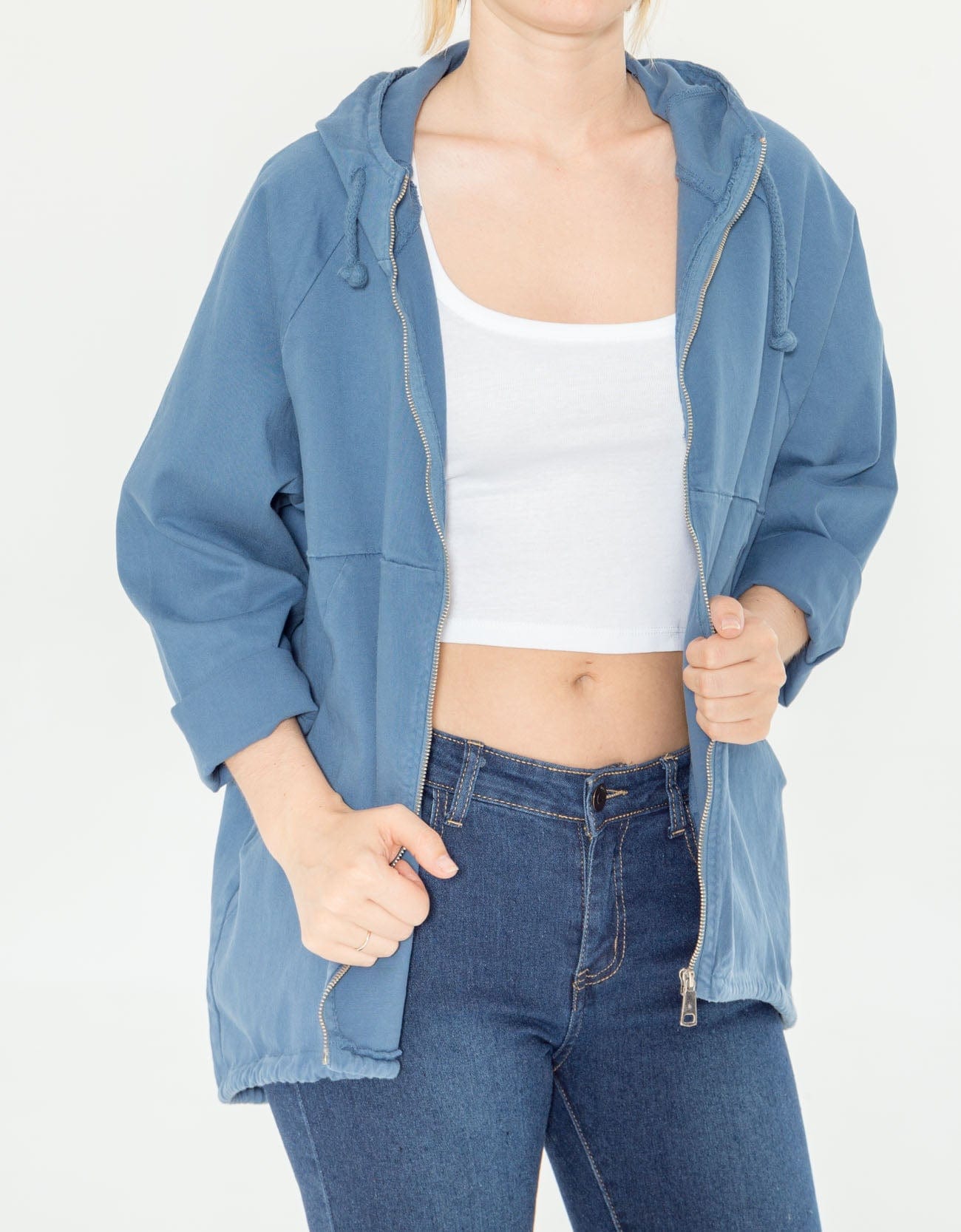 شانا جاكيت طويل من الخلف بهودي