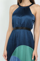 داليدرس فستان طويل سهرة بيليسيه حمالات متعدد الألوان