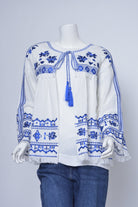 داليدرس جاكيت منقوش برباط أمامي كم طويل نسائي