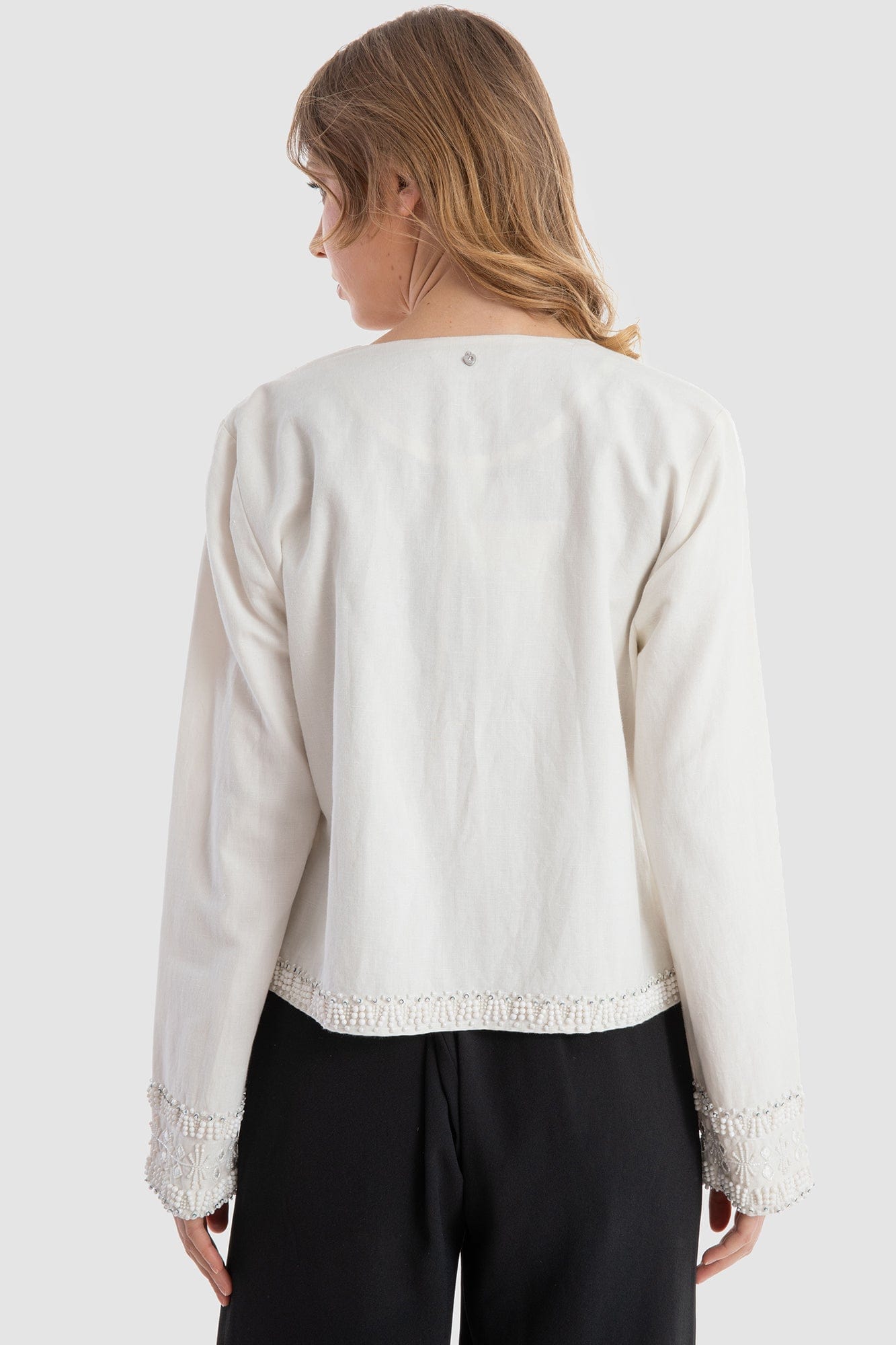 داليدرس كارديجان قصير كم طويل مع تطريزات