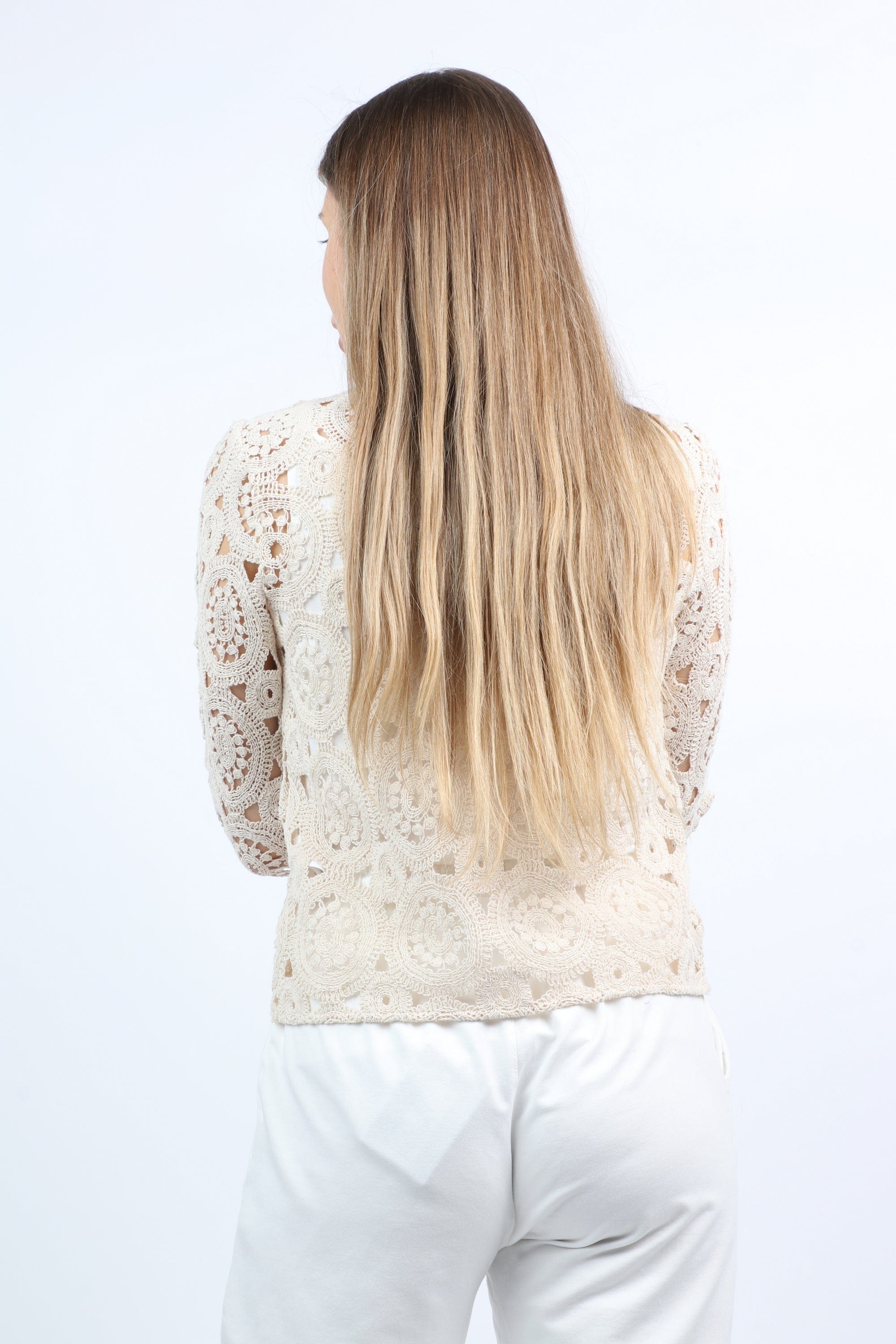 داليدرس جاكيت مخرم قصير كم طويل نسائي رمادي